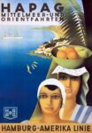 1933 Hapag Mittelmeer - Und Orientfahrten Hamburg-Amerika Linie
