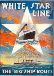 1933 White Star Line. The ‘Big Ship’ Route