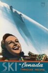 1935 Ski in Canada. Canadian Pacific