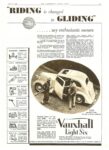 1935 Vauxhall Ligth Six. 'Riding is changed to Gliding'