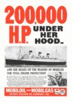 1937 200,000 H.P. Under Her Hood - Mobiloil and Mobilgas
