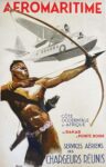1937 Aeromaritime. Cote Occidentale d'Afrique de Dakar a Pointe Noire. Service Aeriens des Chargeurs Reunis