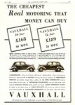 1939 Vauxhall 10 and 12. The Cheapest Real Motoring That Money Can Buy