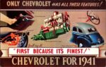 1941 Chevrolet Features 'First Because It's Finest!'