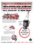 1942 Champion Spark Plugs. To Save Gasoline - Keep Your Spark Plugs Clean