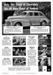 1942 Chevrolet Super DeLuxe Sport Sedan. Only this finest of Chevrolets has all these finest of features