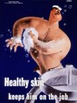 1942 Healthy skin keeps him on the job
