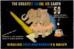 1942 The Greatest Show On Earth. Ringling Bros And Barnum & Bailey