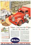 1942 White Trucks. 'Mister.. You own this White... but it's My truck, too!'