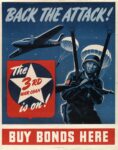 1943 Back The Attack! The 3rd War Loan is on! Buy Bonds Here