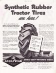 1943 Synchetic Rubber Tractor Tires are here! GoodYes
