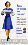 1945 Women... our wounded need your care! Join a hospital company. Women's Army Corps