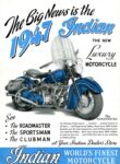 1947 Indian. The New Luxury Motorcycle