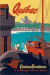1947 Quebec. Chateau Frontenac. A Canadian Pacific Hotel