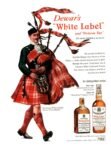 1948 Dewar’s ‘White Label’ and 'Victoria Vat’. The famous White-and-Red Tartan of Clan Menzies