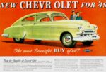 1949 Chevrolet Fleetline 4-Door Sedan. The most Beautiful Buy of all!
