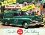 1949 Chevrolet Sedan Delivery. New Beauty... Maximum Utility... and Safety!