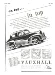 1949 Vauxhall Velox, on top...