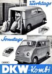1950 DKW Kombi. Werktags - Sonntags