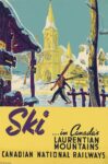1950 Ski ... in Canada's Laurentian Mountains. Canadian National Railways