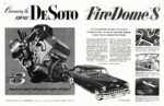 1952 DeSoto FireDome 8. America's most advanced engine design!