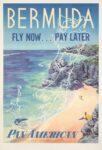 1953 Bermuda. Fly Now... Pay Later via Pan American (1)