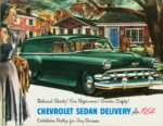1954 Chevrolet Sedan Delivery. Balanced Beauty! Fine Performance! Greater Safety!