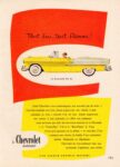 1955 Chevrolet Bel Air Convertible Ad (Canada)