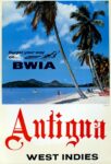 1955 Sunjet your way on... BWIA. Antigua West Indies