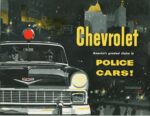 1956 Chevrolet Police Car Brochure