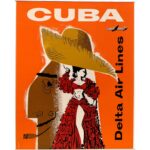 1957 Cuba. Delta Air Lines