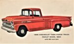 1958 Chevrolet Apache Pickup Model 3204