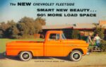 1958 Chevrolet Fleetside Pickup Model 3134. Smart New Beauty....