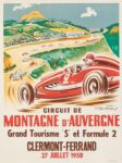 1958 Circuit De Montagne d'Auvergne. Frant Tourisme 'S' et Formule 2 Clermont-Ferrand