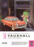 1958 Vauxhall Cresta. Fashion Leader Of The Year
