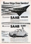 1960 Saab 93 Sports Sedan. Sister Ships from Sweden. Saab-35 Draken & Saab-93 Sports Sedan