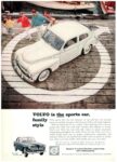 1960 Volvo PV544 and 122S (Amazon). Volvo is the sports car, family style