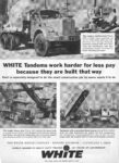 1960 White Trucks. White Tandems work harder for less pay because they are built that way