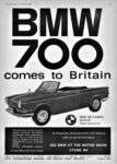 1961 BMW 700 Cabrio comes to Britain