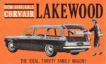 1961 Chevrolet Corvair Lakewood. The Ideal, Thrifty Family Wagon!