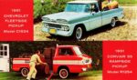 1961 Chevrolet Fleetside & Corvair 95 Rampside Pickups