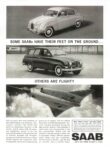 1961 Saab. Some Saabs Have Their Feet On The Ground... Others Are Flighty