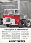 1961 White Compact Truck. Turning point in transportation