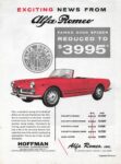 1962 Alfa Romeo 2000 Spider. Exciting News From Alfa Romeo