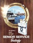 1962 at every port of call Senior Service Satisfy