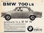 1963 BMW 700 LS (U.K. Ad)