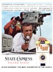 1963 International commentator. The cigarette of international success - State Express Filter Kings