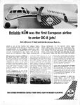 1963 Reliable KLM was the first European airline to order DC-8 jets!