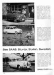 1963 Saab Full Line. See Saab. Sturdy, Stylish, Swedish