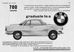 1964 BMW 700 Coupe (U.K. Ad)